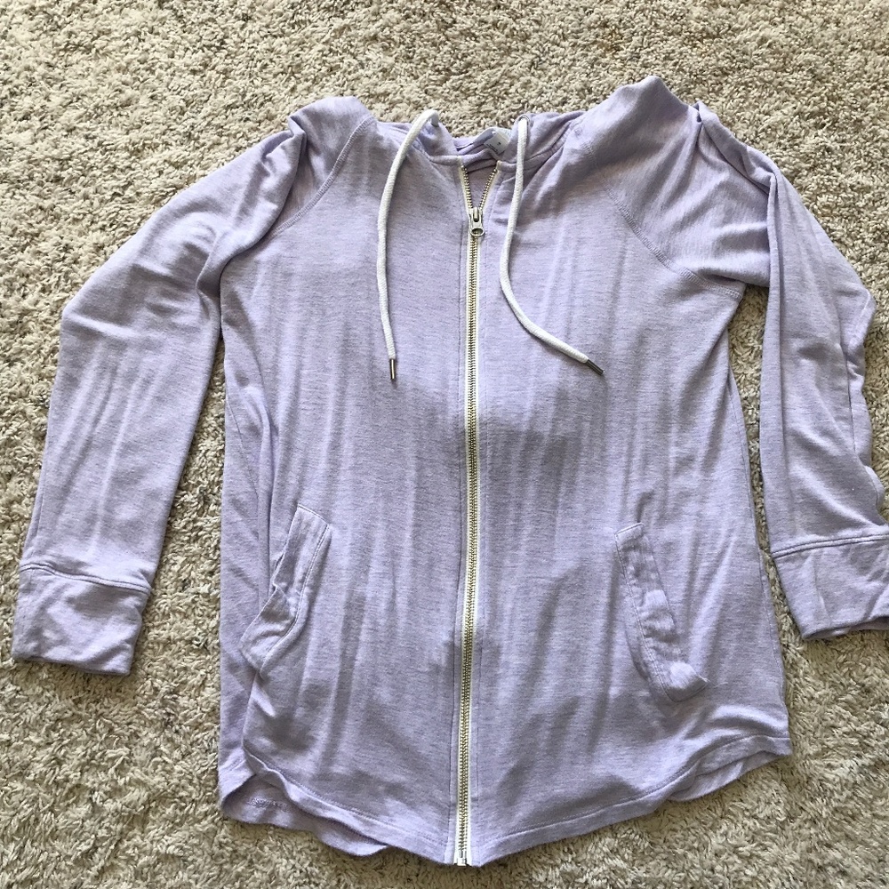 Light weight purple sweatshirt